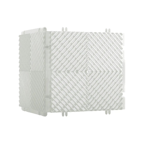 Vented Interlocking Radiator Cover Kit for Home and Office Easy Snap Connection Heat Resistant Decorative Tiles That Fit Any Shape Size or Style 7.5x7.5 Inch Tiles for Right Angles or Straight Runs Charcoal