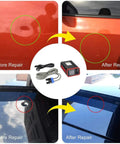 Hot Box Induction Dent Repair Tool For Paintless Auto Body Pro Grade Aluminum Build before and after dent repair results