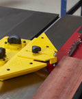 Ultimate Thin Stock Jig Rip Guide Attachment For Magnetic Workholding Systems Go To Three In One Tool installed on table saw