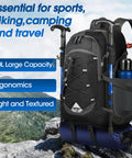 40L Packable Hiking Backpack For Men And Women Lightweight Waterproof Daypack With Large Capacity, hiking equipment shown
