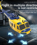 315mm UH 1 RC Helicopter For Adults Pro Level 6CH With Brushless Motor Optical Flow Positioning And TOF Radar in flight mode