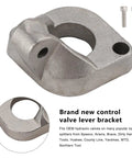Heavy Duty Energy Hydraulic Log Splitter Valve Lever Mounting Bracket Replacement For OEM 0C000908, metal bracket with screws