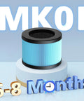 2 Pack 4-in-1 HEPA Replacement Filter for Air Purifiers Compatible With MK0I MK0b TZ-K1 MJ001H MJ012H Models displayed
