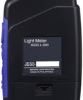 Pocket Size Light Meter Pro For Shooters With Quick Receiver Slide System Photo And Cine Modes Aperture Priority For Video Backlit Display Chest Pocket Ready Ideal For HD Cine And Everyday Shoots, black and blue rear view
