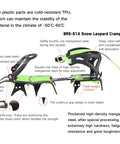 Fourteen Teeth Ice Crampons for Winter Boots With Grippy Steel Cleats, featuring stainless steel rivets and TPU straps.