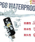 Keep Ya Accounts Locked Tight With This Reliable USB C And NFC FIDO2 Security Key submerged in water to show IP68 waterproof rating.