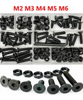 Heavy Duty Countersunk Flat Head Hex Bolt Nut Set Kit M2 To M6 Black Grade 10.9 Steel Hex Socket Screws 482 Piece Bundle Ideal For 3D Printers DIY Projects Household And Industrial Machinery, assorted bolts and nuts in organizer