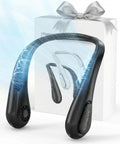 Wearable Bladeless Neck Fan For Hands Free Cooling On The Go Rechargeable Portable Cooling Device Perfect Gift For Dad And Mom