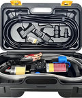 12V Fuel Transfer Pump Set For Gasoline And Diesel, Electric Pump That Hauls 85 GPH With A 70W DC Copper Motor in carrying case