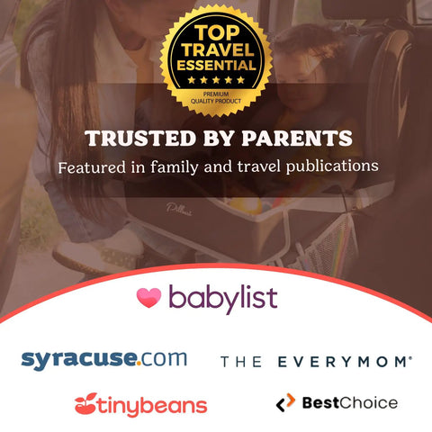 Kids Travel Tray For Car, Tablet Holder Lap Desk With Activity Sheets And Pens, Road Trip Essentials For Car And Airplane, featured in magazines.