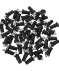 50 Piece Cabinet Door Spring Pins Kit With Plastic And Iron Construction Built To Last Durable Latch Pins scattered on white background