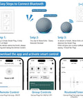 Knockout Smart Plug In Dimmer Switch For Table Lamps With 2Dot4Ghz Wireless Control setup instructions with app and Alexa integration.