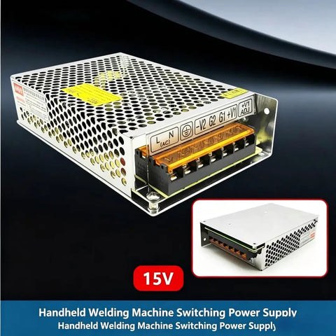 Upgrade Your Setup With This Rock Solid Sup Laser Welder Power Adapter Box Compatible With Sup20T Sup21T Sup23T And Sup22C Models For Seamless Plug Play Installation And Smooth Daily Welding Jobs Power supply box with a metallic frame and ventilation holes.