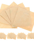 Vertical Blind Repair Tabs 80 Pack Heavy Duty PVC Quick Fix Replacement Kit, light brown adhesive tabs on a flat surface.