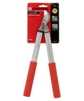 Forged Steel ClassicCUT Bypass Hand Pruner For Heavy Duty Garden Pruning with red handles, in packaging, front view