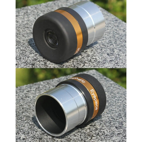10mm Telescope Eyepiece 1.25 Inch Ultra Wide 62 Degree Field Of View Aspheric Lens with fully multi coated optics on stone surface
