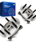 Front Wheel Bearing Hub Assembly For Ford F150 2005 To 2008 4WD And Lincoln Mark LT 2006 To 2008 4WD, 6 Lug, With ABS
