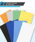 Camera lens microfiber cleaning cloths in assorted colors, 5.5x3 inches