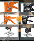 Heavy Duty Arm Jack Lifter 2 Pack Made From Tough Stainless Steel And Aluminum Alloy Handles comparison image highlighting durable features.