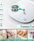 Smart Food Scale With Nutritional Calculator And App For Macro Tracking And Calorie Counting, 22 Lb Digital Kitchen Scale