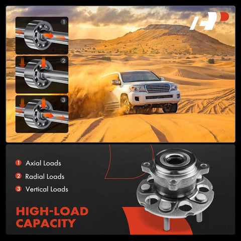 Rear Wheel Bearing And Hub Assembly For Honda CR V 2012 2016 And Acura RDX 2013 2015 AWD Only 5 Lug Compatible Heavy Duty