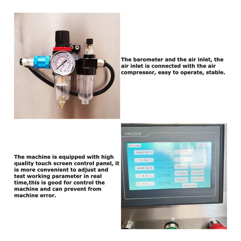 Rugged Automatic Servo Liquid And Paste Filling Machine Slick Stainless Steel Frame 100 To 1000 Milliliter Range dual purpose dosing control panel and barometer