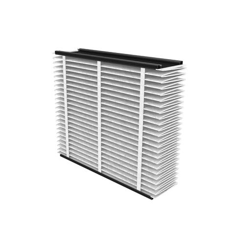 MERV 11 Replacement Filter For Whole House Purifiers 20x20x4 Pack Of 2 Fits 1310 2310 3310 4300 Units, side view of pleated air filter