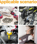 Internal Circlip Snap Retaining Ring Set 8-24mm Carbon Steel Kit with 240 Pieces 8-18mm for bikes and automotive repairs.