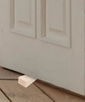 Heavy Duty Wooden Door Stop Wedges 5 Pack Triangular Door Holder Protects Walls At Home Office And Store Use Durable Reusable Stopper Keeps Doors From Slamming