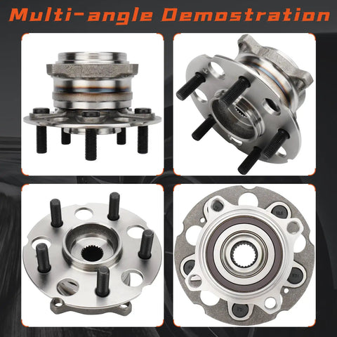 Rear Wheel Hub And Bearing Assembly For AWD Acura RDX 2013 2014 2015 2016 And Honda CR V 2012 2013 2014 2015 2016 Direct Fit, multi-angle view