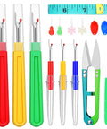 Ultimate All In One Seam Ripper Kit For Sewing And Crafting Enthusiasts Includes 3 Large And 3 Small Seam Rippers Yarn Scissors.