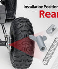 Rear Brake Adjuster Hardware Kit With Adjusting Nut For FourTrax Rancher Foreman Recon ATVs TRX125 TRX200 TRX250 TRX300