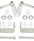 Go Kart Steering Spindle Bracket Set With Five Eighths Inch Axle, 3.75 Inch Long, Beefed Up Spindle Kit For DIY Go Karts, parts layout