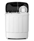 Portable Twin Tub Washing Machine With Built In Drain Pump, 7.9 Lbs Wash And 4.4 Lbs Spin, open view of compartments