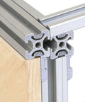 Heavy Duty Aluminum Shelf Brackets For 2020 3030 4040 T Slot Extrusions Durable Stable Wall Mount Supports For Home Office Garage Shop