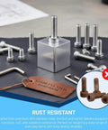 All In One Metric Screw Kit With M2 M3 M4 M5 Bolts, Nuts, Lock Washers And Flat Washers, 304 stainless screws on display