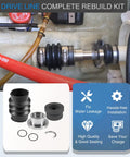 Carbon Seal Drive Line Rebuild Kit With Boot For Sea Doo Jet Ski Models 717 720 787 800 951 SPX XP GTX GSX components shown