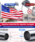 Comparison of Six Foot Flag Pole Kit With Tangle Free Spinning Design Weather Resistant Rustproof Stainless Steel Pole for 3x5 flags