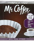 Go-To 8-12 Cup Coffee Filters For Basket Style Drip Brewers, Assorted 100 Count Box packaging and coffee cup
