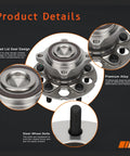 Product details of Pair Rear Wheel Hub And Bearing Assembly For Honda CRV Ex Ex LX Fwd Crosstour 2010 2015 And Accord Crosstour 2010 2011 Fwd With Japanese Kyodo Yushi AFI Grease For Your Ride, featuring quad lid seal and premium alloy.