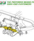 Diagram of Golf Cart Steering Gear Box Assembly Rack And Pinion Replacement Fits Club Car Precedent Onward Tempo 2004 Up Models Easy Bolt In For Smooth Steering And Long Lasting Durability 1022886 01 103679701