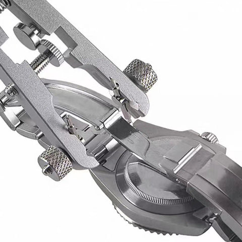 Watch Spring Bar Pliers Tool With Hardened Steel 10 Tip Pins For Watch Band Replacement in action