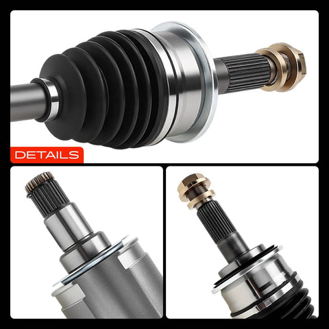 Beefed Up CV Axle Shaft Assembly For Toyota 4Runner 1996 2002 And Tacoma 1995 2004 4WD Front Left Or Right Replacement, Fits 4343004020 4343035030, Heavy Duty Front Axle Shaft Kit For All Terrain details