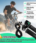 Twist Throttle Replacement For 48V E Bikes And Scooters With LCD Display And Two Keys Compatible With Ridstar Q20 Q20Lite Q20Pro