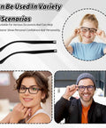 Hella Sturdy Universal Glasses Arm Replacement Kit For Sweet Eyeglasses Legs Swap Including Screws Washers Nose Pads And Mini Screwdriver For A Dang Fast Frame Rescue Any Day with black eyeglass temple arms and happy users.