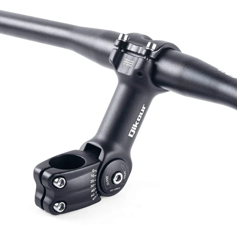 Adjustable Bike Stem 60 Degree 31.8mm Handlebar Fit For MTB And Road Bikes 28.6mm Steerer One Eighth Inch Standard 130mm Length