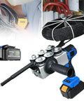 Heavy Duty Electric Wire Puller With Infinitely Variable Speed For Complex Piping And Threading Through Walls, cordless, adjustable features.