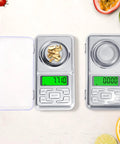 Pocket Milligram Scale With 50G Capacity And 0.001G Resolution Digital LCD Display For Jewelry Gems Coins Powder Medicine Gold And Reloading With Killer Precision Readouts showing 7.710g.