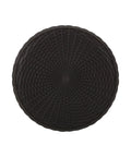 Top view of Wallice Outdoor Patio Table Dark Brown Built To Last With Weather Resistant Polypropylene Resin For Backyard Deck Or Patio Use
