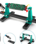Green Adjustable PCB Holder Soldering Clamp For Circuit Board Helping Hand Soldering Tool Holder Motherboard Frame